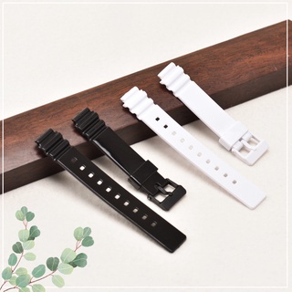 Dây đồng hồ cao su cho Casio Lrw-200H size 14mm cao cấp