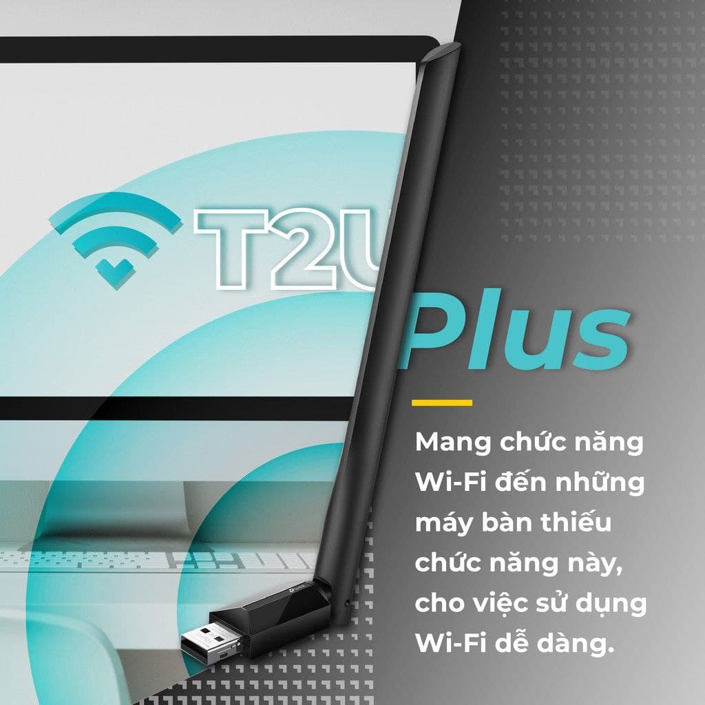 [CHÍNH HÃNG - Hỏa Tốc] USB WiFi TP LINK 600Mbps tốc độ cao - Usb thu sóng WiFi 5Ghz cho Laptop PC máy bàn - TPLink