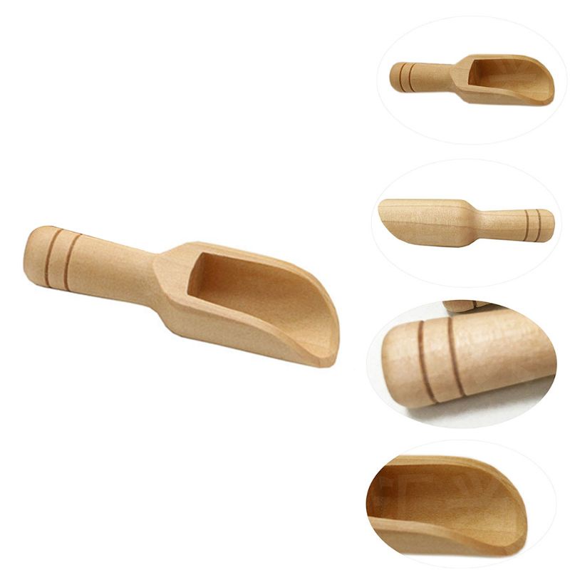 Muỗng gỗ mini dùng để múc gia vị tiện dụng