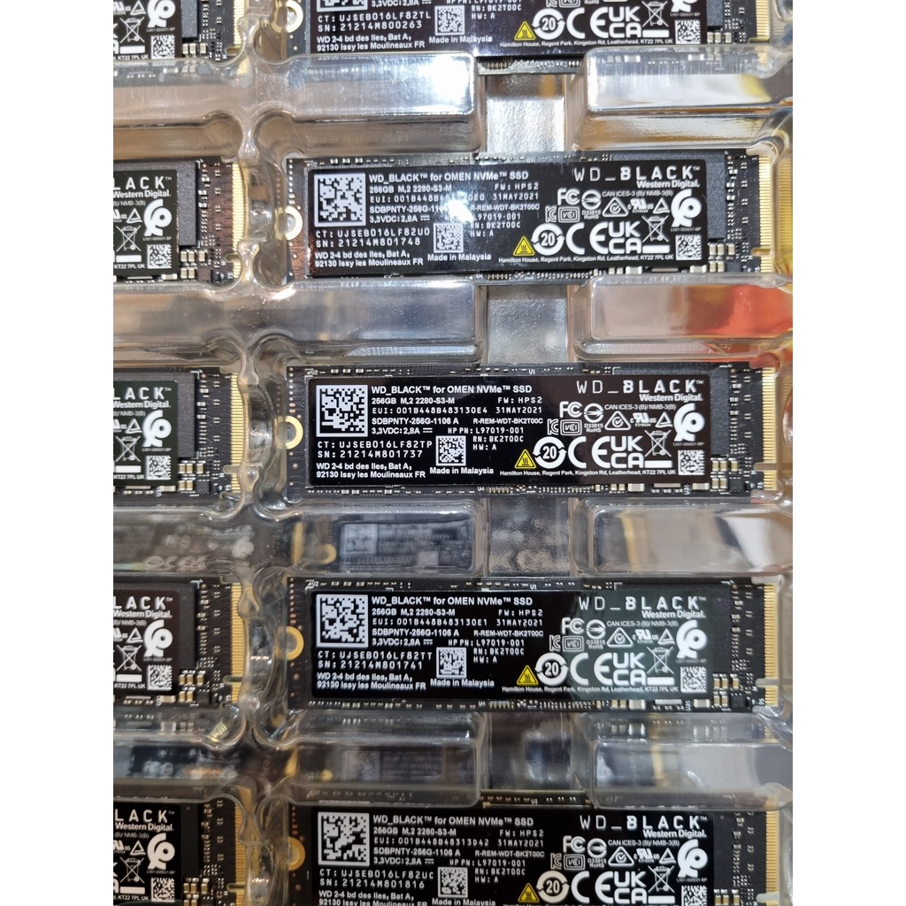 ❗ NEW ❗ Ổ Cứng SSD WD Black for OMEN 256GB M.2 2280 PCIe NVMe - Tốc 3000MB/s | BigBuy360 - bigbuy360.vn