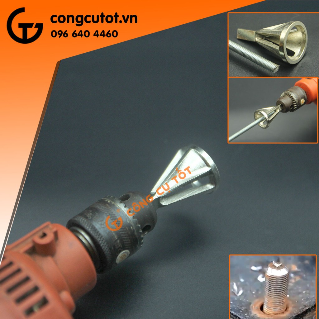 Doa đầu ty ren - đầu gọt ma via bu lông
