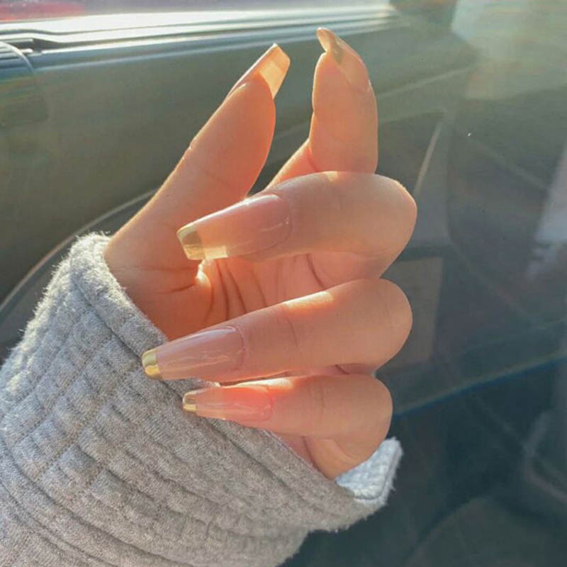 Set 24 Móng Tay Giả Họa Tiết Thời Trang