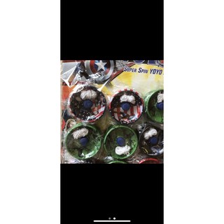 sỉ vỉ yoyo sắt hình avenger (vỉ 12 cái)