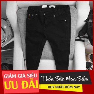 [ SIÊU KHUYẾN MÃI ] Quần Jean Nam Đen Trơn ZR Dáng Ôm Ống Côn Trẻ trung - quần bò co dãn
