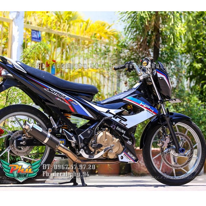 Tem rời Satria xăng cơ HP4 (W)