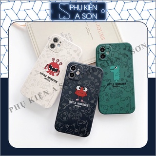 Ốp lưng iphone Quái vật Moyuys cạnh vuông 5/5s/6/6plus/6s/6splus/7/7plus/8/8plus/x/xr/xs/11/12/pro/max/plus/promax