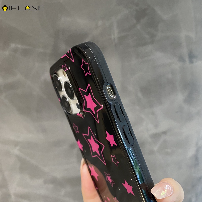 Ốp Điện Thoại Chống Sốc In Hình Ngôi Sao Năm Cánh Cho iPhone 13 12 11 Pro Max XS Max XR X
