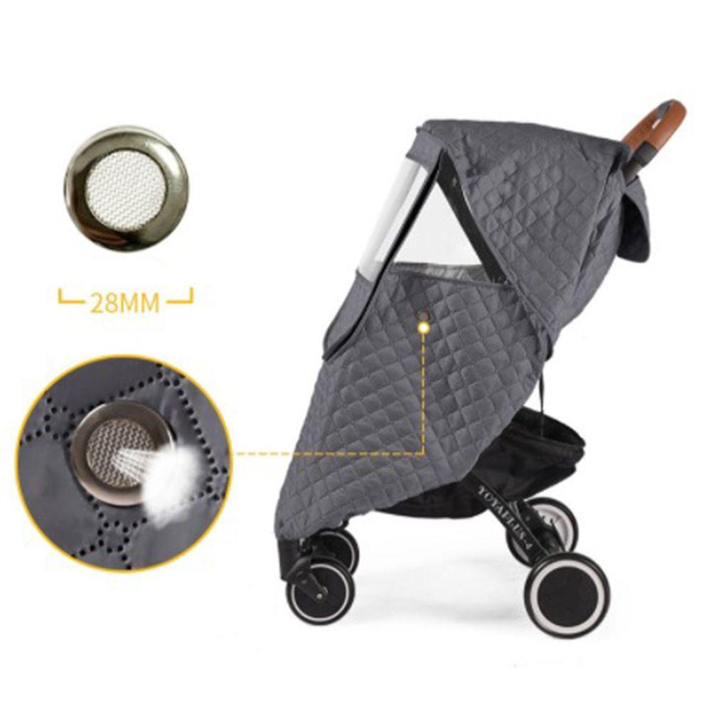 Vỏ Bọc Xe Đẩy Em Bé Dày Dặn Chống Thấm Nước Có Khóa Kéo Tiện Dụng