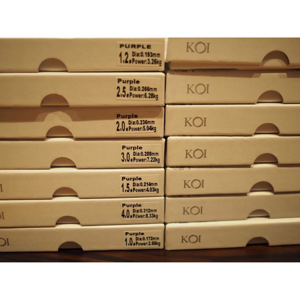 Dây Trục KOI Showa Size 1.2-4.0, dây câu cá chuyên phi