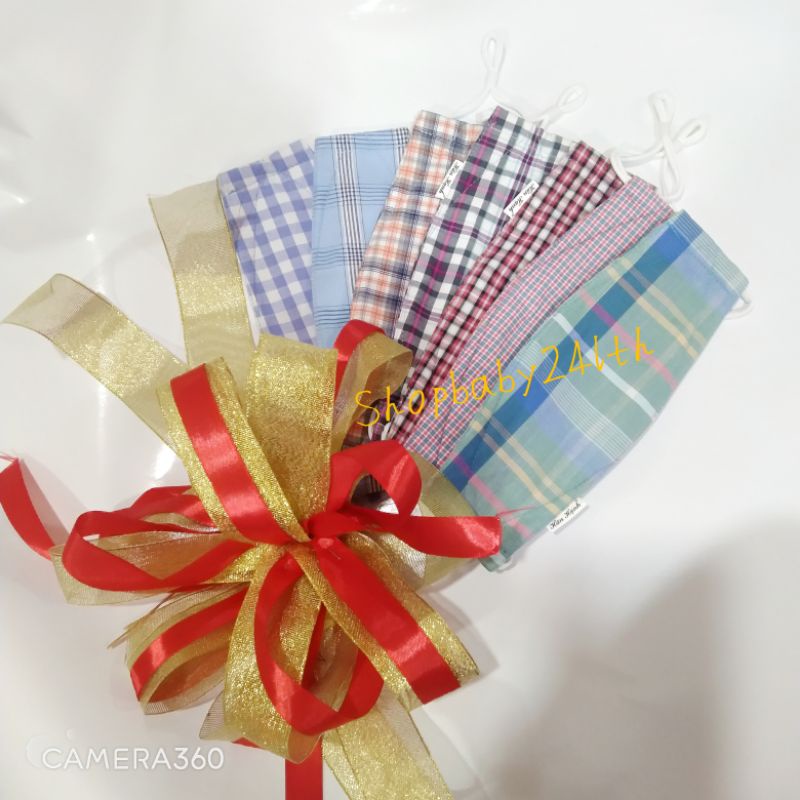 Khẩu trang vải 2 lớp cao cấp, khẩu trang cá cotton sọc, thoáng khí,thấm hút mồ hôi,chống nắng tốt,ảnh thật sự