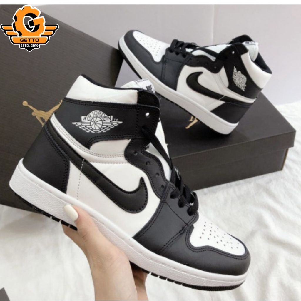 Giày thể thao nam nữ Jordan PANDA cao cổ, Giày sneaker Jordan  Đen Trắng Full Box | BigBuy360 - bigbuy360.vn