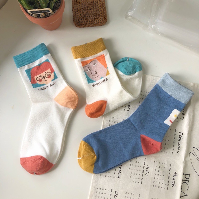 Tất/vớ cao cổ thiết kế ATTITUDE SOCKS