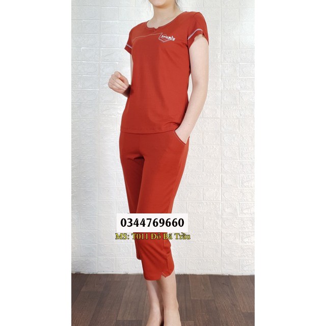 Đồ Bộ Nữ Mùa Hè🔥FREE SHIP🔥Đồ Bộ Nữ Cộc Tay Chất Vải Hút Ẩm Cao - Thấm Hút Mồ Hôi Rất Tốt CODE 11 | BigBuy360 - bigbuy360.vn