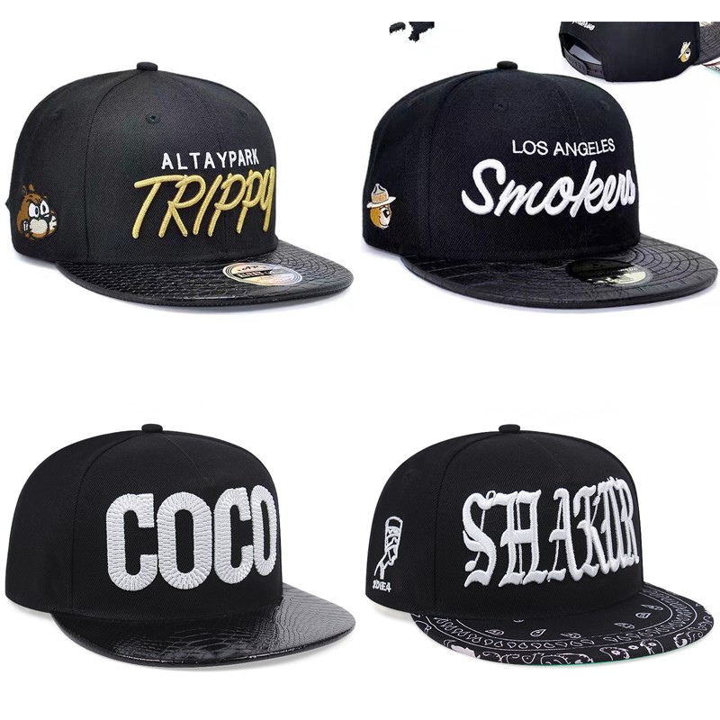 Mũ lưỡi trai thêu chữ phong cách thời trang cho nam và nữ