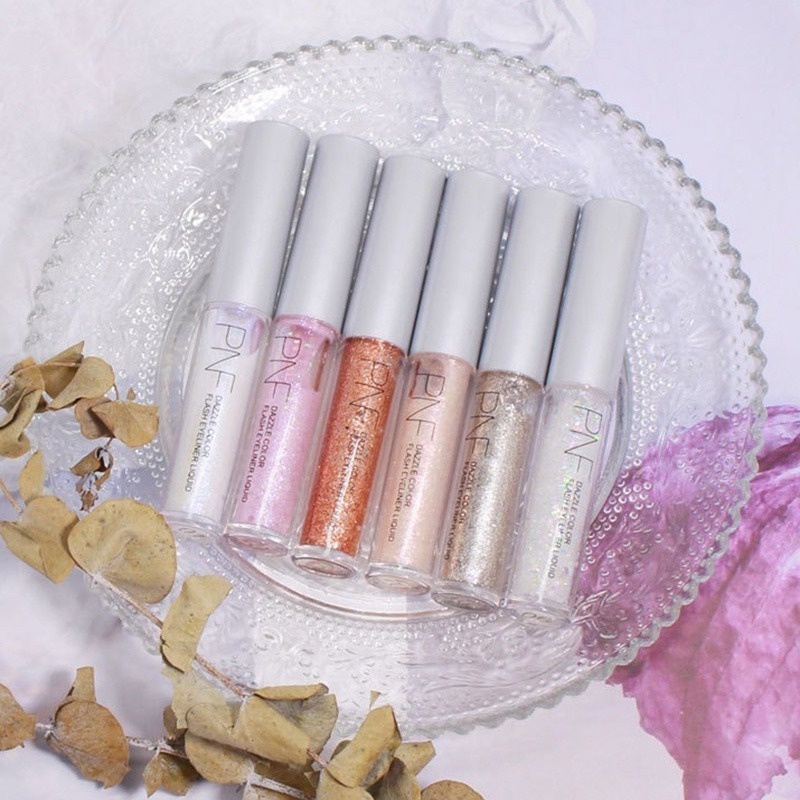 Phấn Mắt Dạng Lỏng 6 Màu Kim Cương Lấp Lánh Tự Nhiên Tinh Tế Làm Sáng Da Chống Nước Lâu Trôi