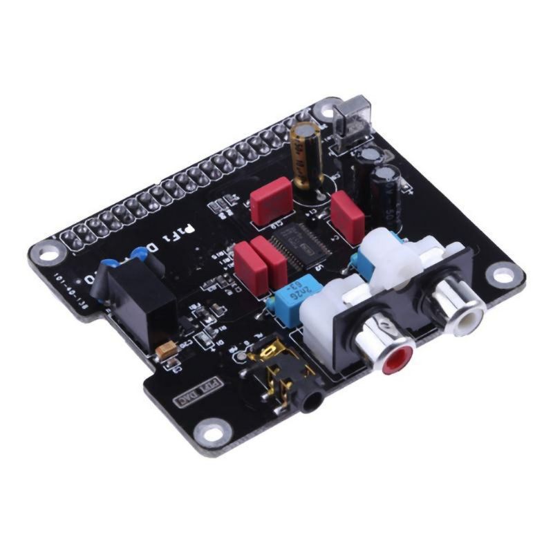Bộ mạch PCM5122 dành cho Raspberry Pi chơi Music server, Hifi DAC plus Hat I2S 24bit
