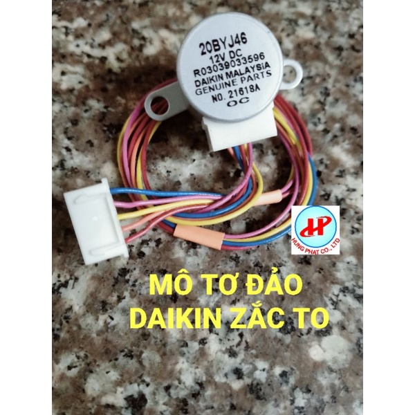 Mô tơ đảo gió máy lạnh Daikin zắc to [ảnh thật]