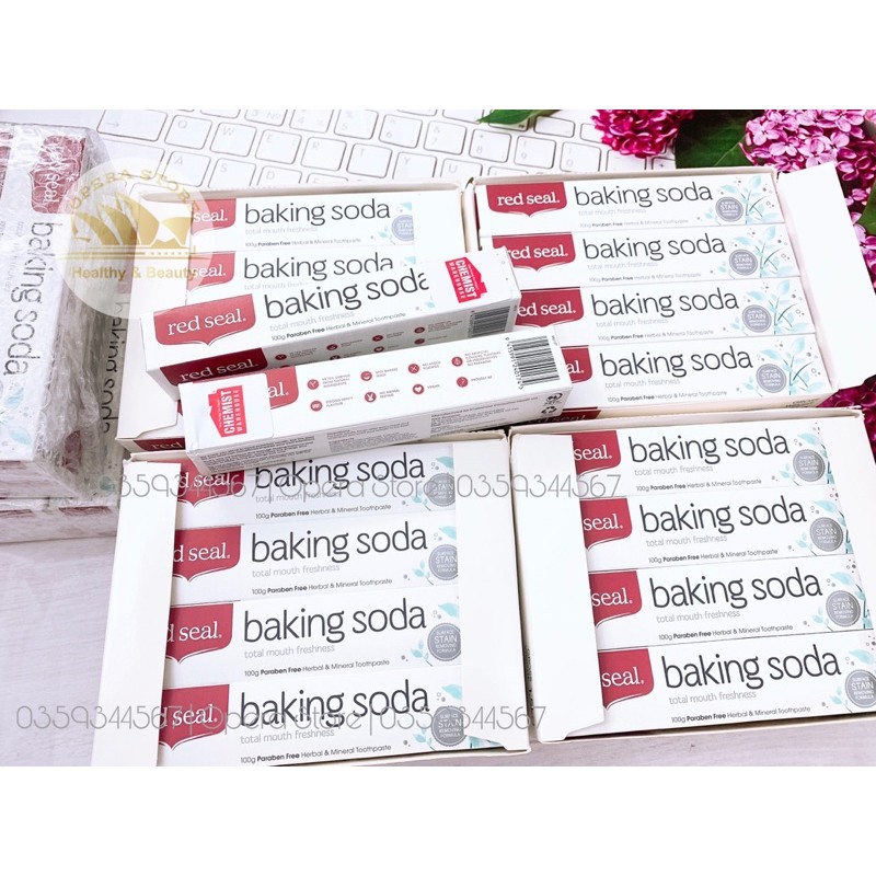 Kem đánh răng Baking Soda Úc