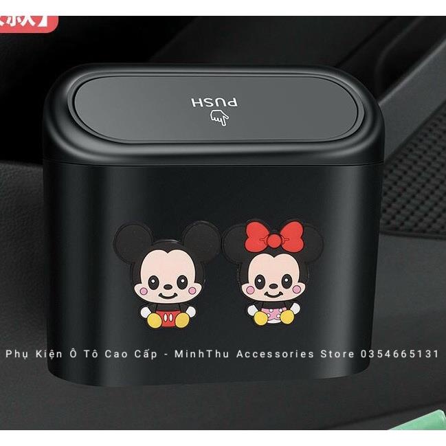 Thùng Rác Ô Tô Đính Đá Thiên Nga Vương Miện Để Trên Xe Hơi