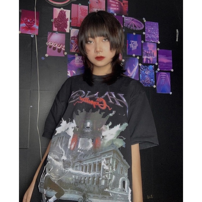 Áo thun Hades hanoi SPIRIT BLACK nam nữ áo thun tay lỡ hades hà nội Full tag | BigBuy360 - bigbuy360.vn