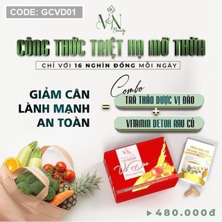 Trà giảm cân vị Đào Đông Anh