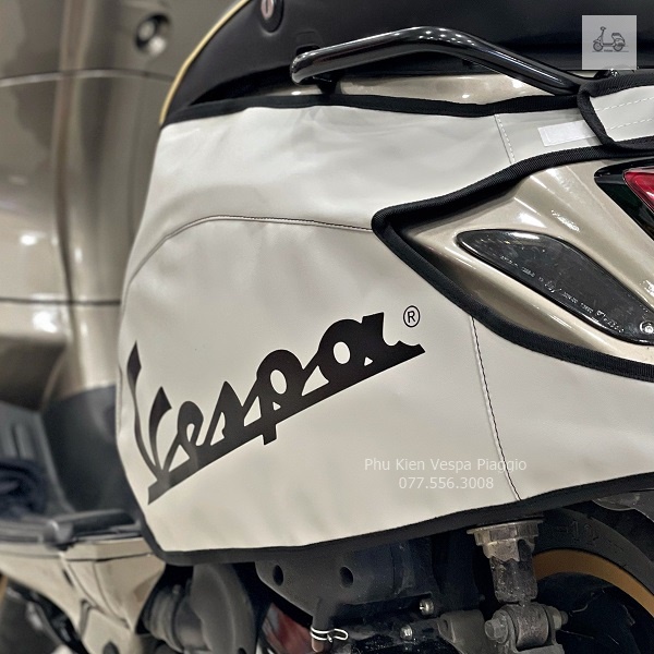 Trùm Hông Cho Vespa Phiên Bản Sport Hàng Hãng Da Cao Cấp Chống Nước Sprint Primavera LX S GTS GTV