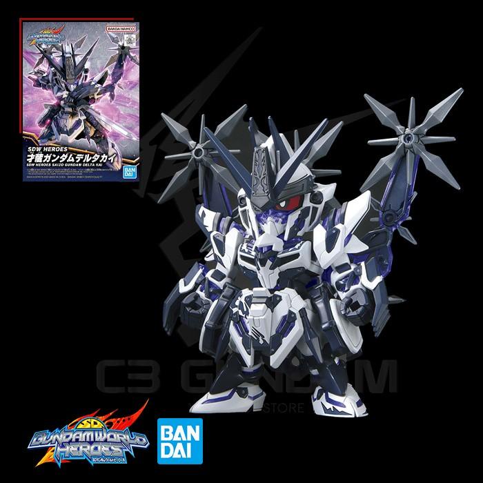 MÔ HÌNH SD WORLD HEROES 22 SAIZOU GUNDAM DELTA KAI SDWH ĐỒ CHƠI LẮP RÁP GUNPLA CHÍNH HÃNG NHẬT BẢN