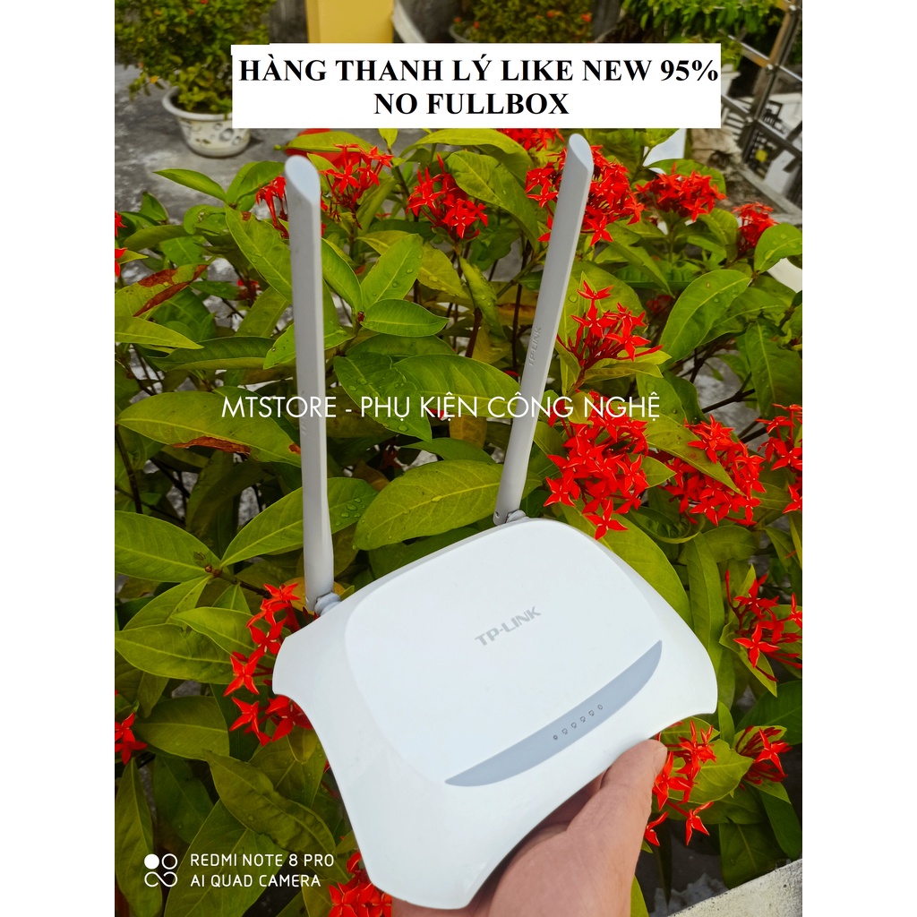 [ BH 6 Tháng ] Bộ Phát Wifi TP-Link 842N 2 râu chuẩn tốc độ 300 Mbps Giá Rẻ Sóng Khỏe