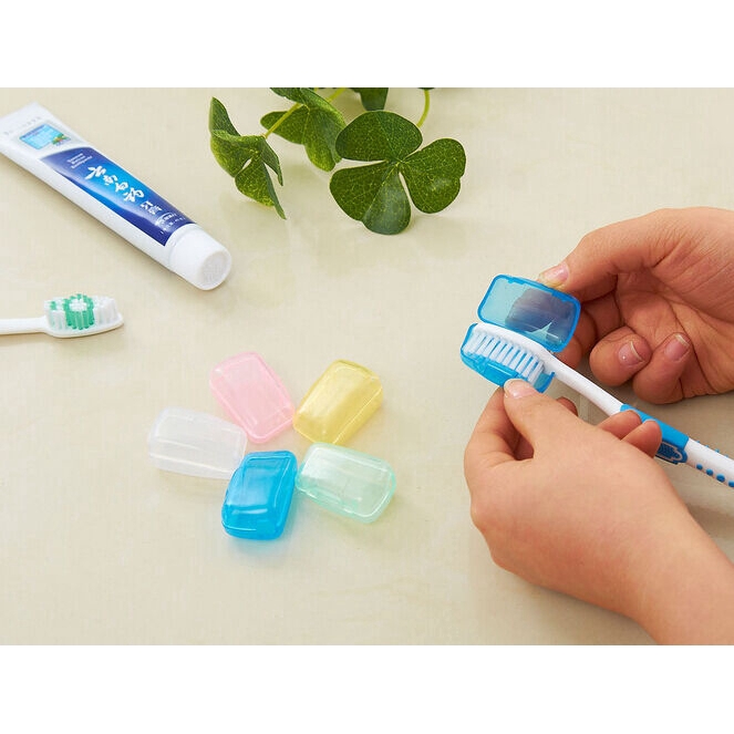 Set 5 Đầu Bọc Bàn Chải Đánh Răng Sạch Sẽ Tiện Dụng