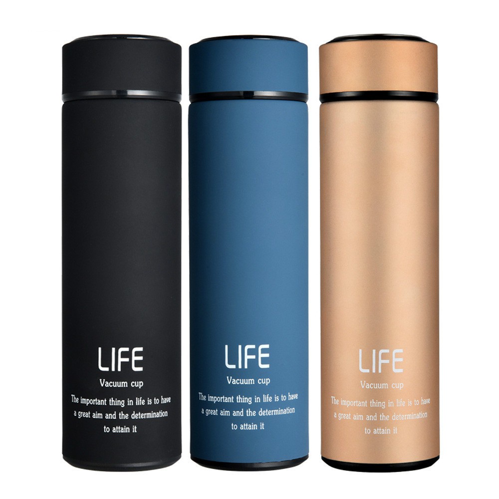 Combo 2 Bình giữ nhiệt Flask Vacuum LIFE inox 500ml NEW 2019(freeship)