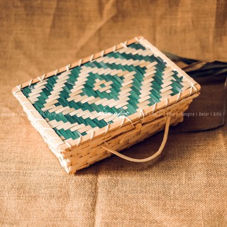 Giỏ đựng quà tre đan thủ công - Phong cách vintage