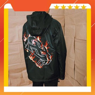ÁO KHOÁC DÙ CHIẾC LÁ CHỮ THẬP LỬA SIÊU COOL ❤️FREESHIP❤️