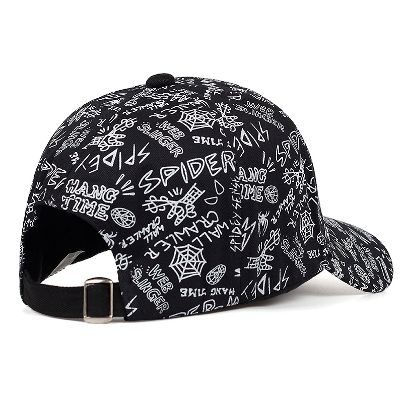 Mũ Lưỡi Trai Cotton In Chữ Phong Cách Hip Hop Thời Trang