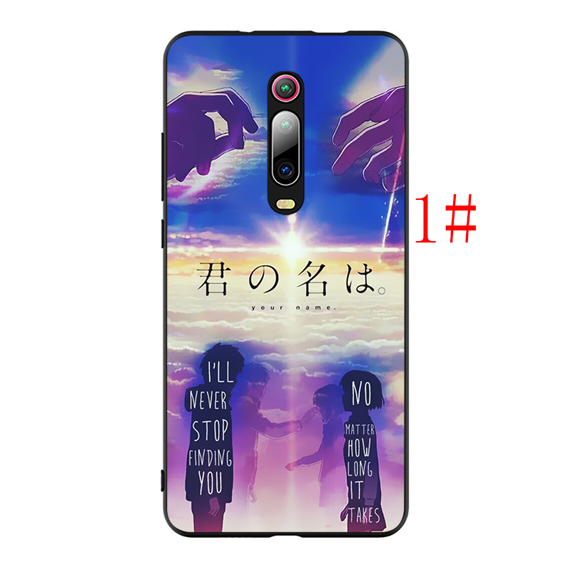 Ốp Lưng Silicone In Hình Anime Your Name Cho Redmi S2 K20 K30 Pro Poco X2 Note 4x 5a Prime