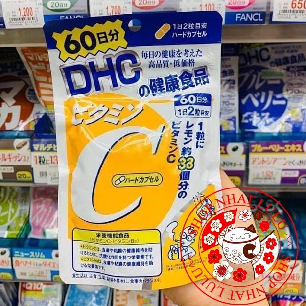 Viên uống DHC Bổ sung Vitamin C Nhật Bản 20 Ngày(40 viên) & 60 Ngày(120 viên) _shopnhatlulu
