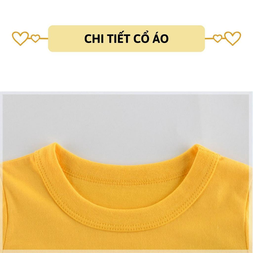 Áo thun bé trai ngắn tay 27Kids áo cộc nam 100% Cotton cho trẻ từ 2-10 tuổi BSTS2