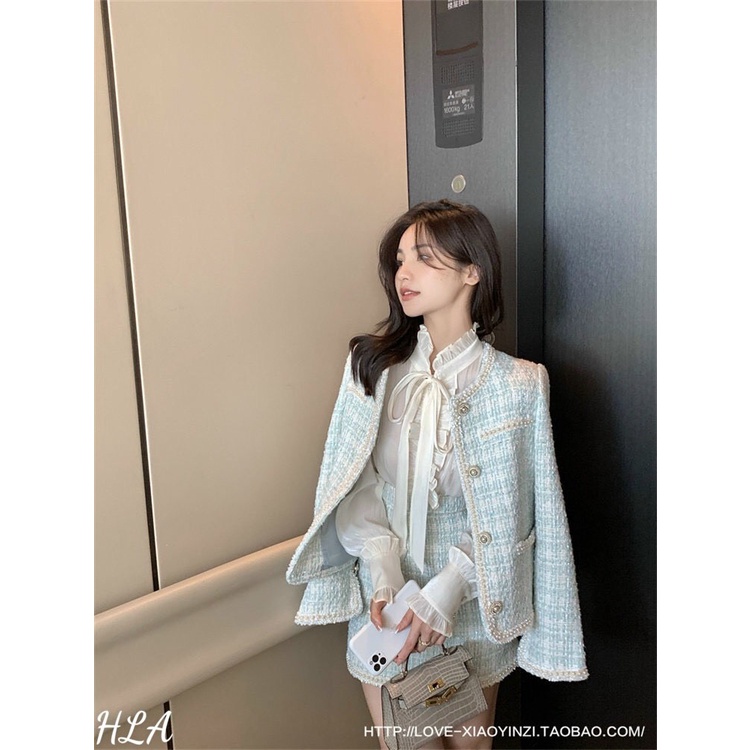 [XẢ KHO CẮT LÔ] SET DẠ TWEED QUẢNG CHÂU XANH | BigBuy360 - bigbuy360.vn