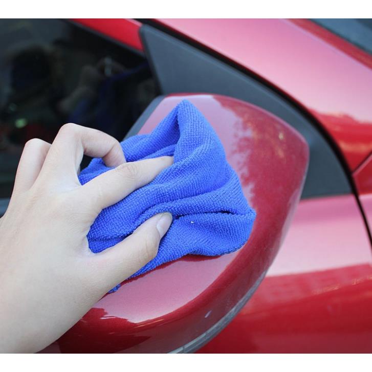 Khăn Lau Đa Năng Màu Xanh 25x25cm HANGNOIDIAGIARE88