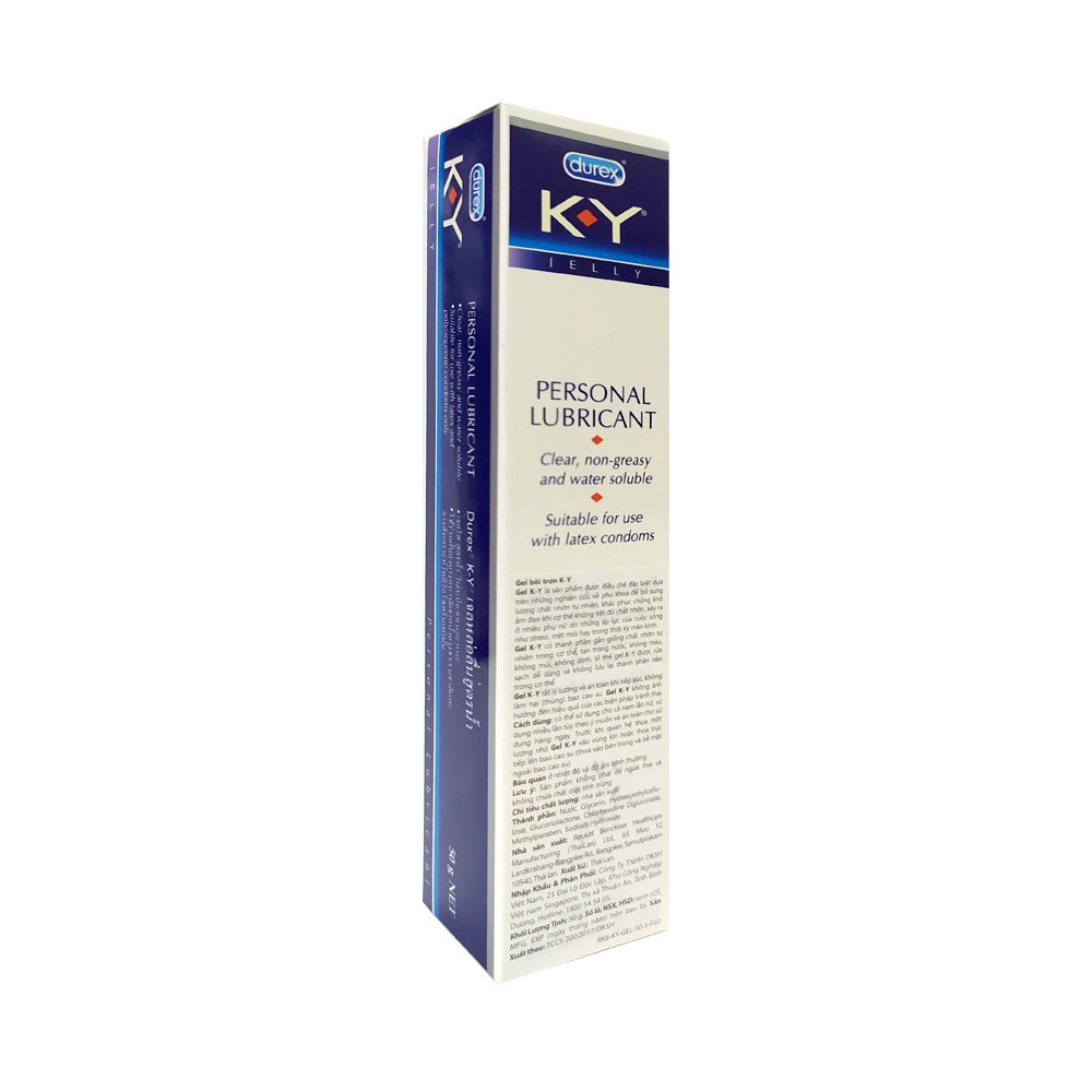 Gel bôi trơn gốc nước Durex KY Jelly 50gr chiết xuất 100% từ thiên nhiên tiêu chuẩn Anh Quốc giá rẻ tiết kiệm