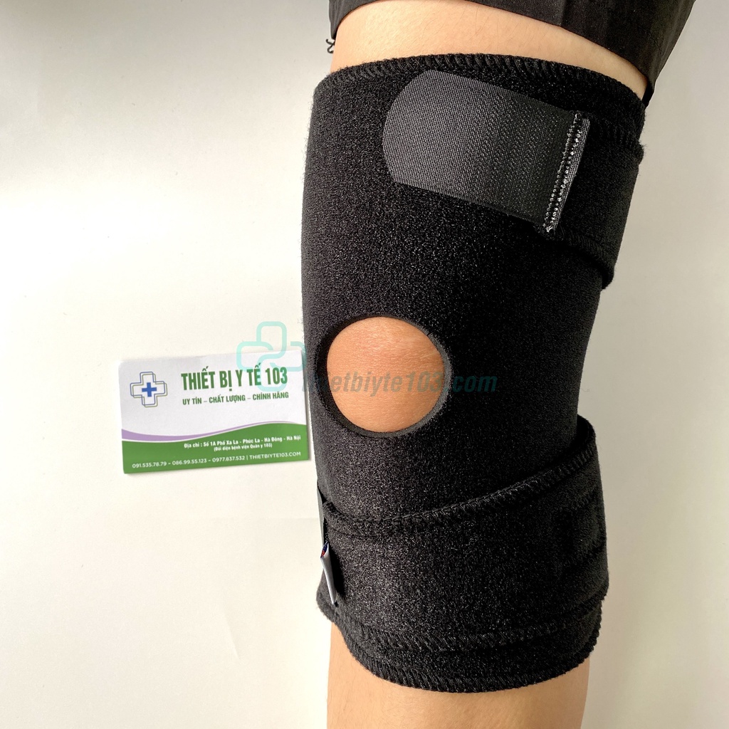 Băng Thun Đầu Gối Chân H1 ORBE - Hỗ Trợ Chơi Thể Thao, Co Duỗi Đầu Gối Chất Liệu Co Dãn Thoải Mái