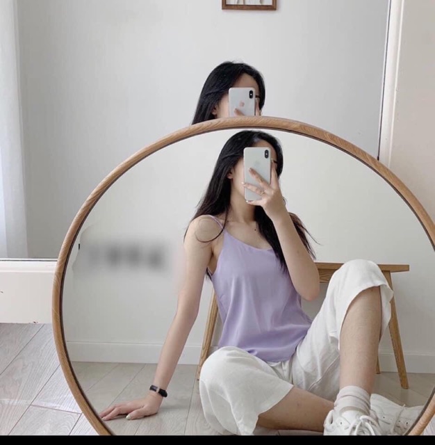 ÁO 2 DÂY VINTAGE ĐŨI LỤA basic cổ V full 7 màu size 40-65kg