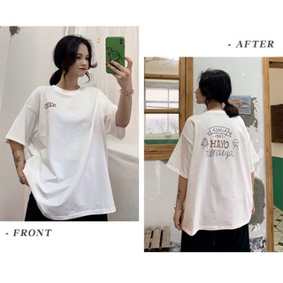 Áo thun tay lỡ nam nữ form rộng unisex siêu đẹp siêu rẻ HAYO M117