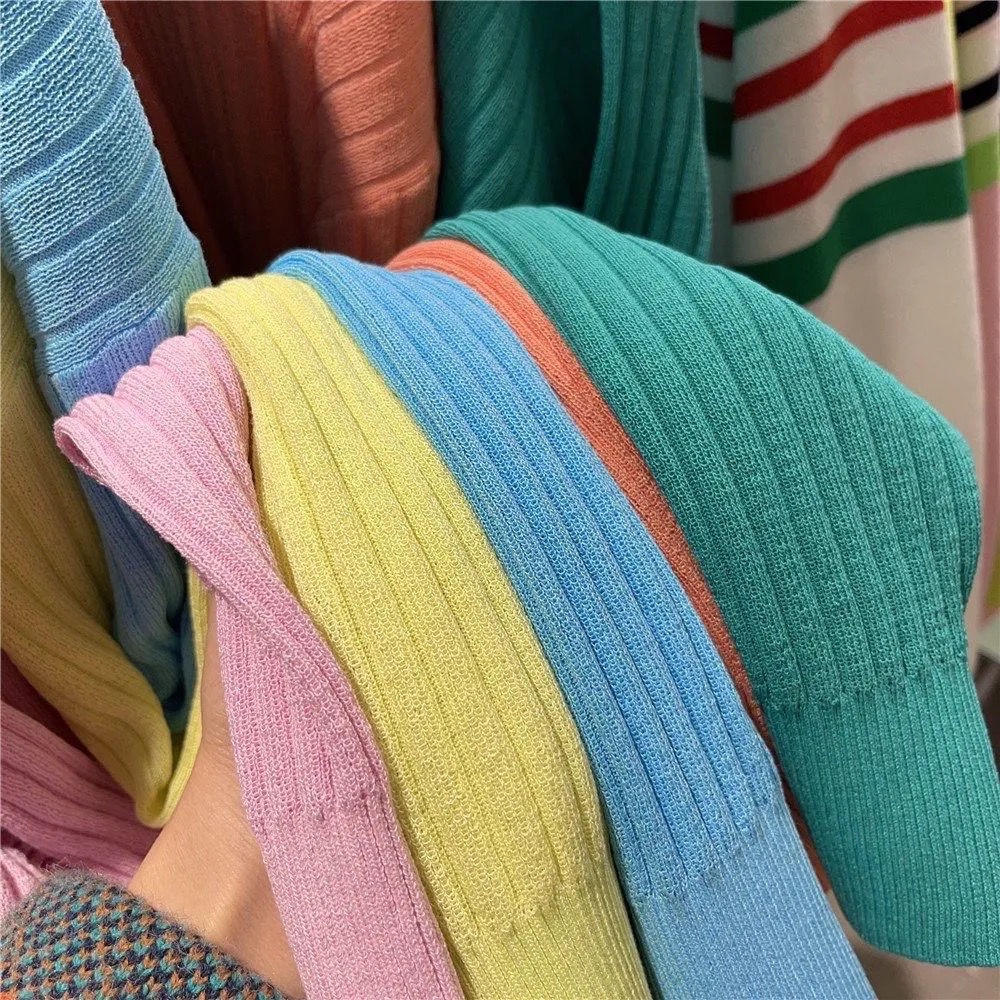 Áo khoác Cardigan dệt kim dáng mỏng dài tay màu trơn phong cách Hàn Quốc mùa xuân hè trẻ trung cho nữ