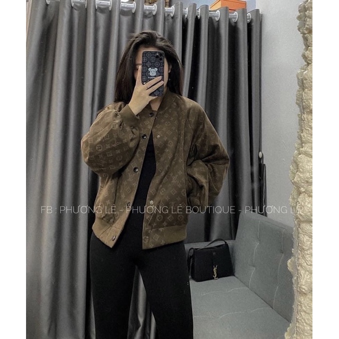 [ 𝐅𝐑𝐄𝐄 𝐒𝐇𝐈𝐏 ]  ÁO KHOÁC BOMMER LV PHỐI BO CHẤT NỈ TÀU MÓNG MẶT MỊN K SÙI Ạ