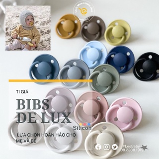 Ti giả bibs de lux , ti giả cho bé , bibs silicon , leobaby