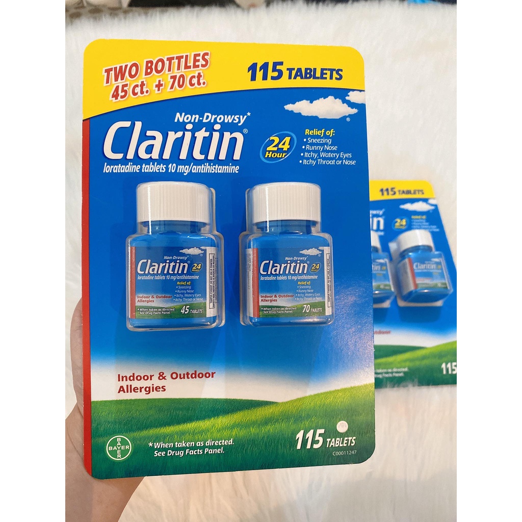 Viên Claritin 24h 115 viên