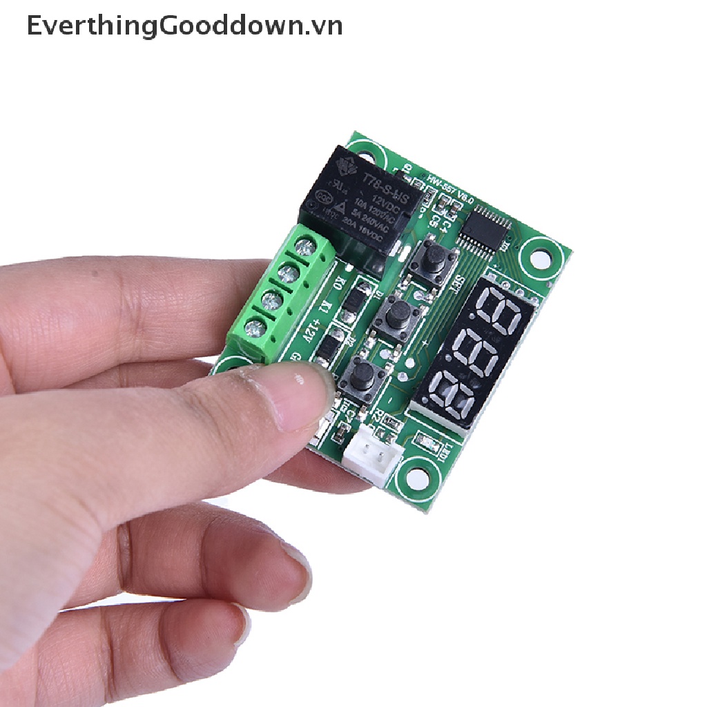 Mô-đun công tắc điều khiển nhiệt độ làm mát W1209 LED DC 12V