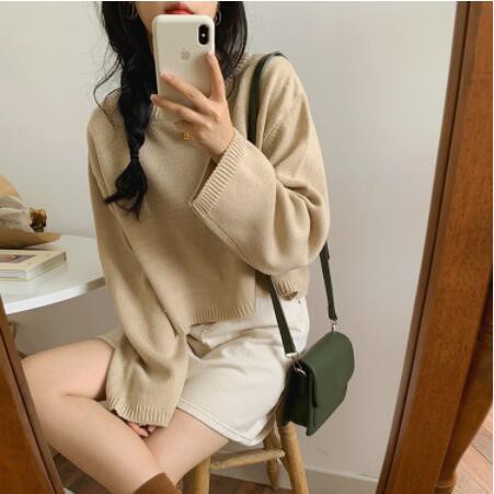 Áo Sweater chui đầu tay dài kiểu Hàn Quốc dễ thương | BigBuy360 - bigbuy360.vn