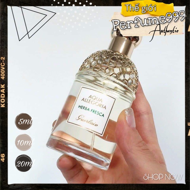 Mẫu thử Nước hoa Unisex Aqua Allegoria Herba Fresca của hãng GURELAIN 10ml