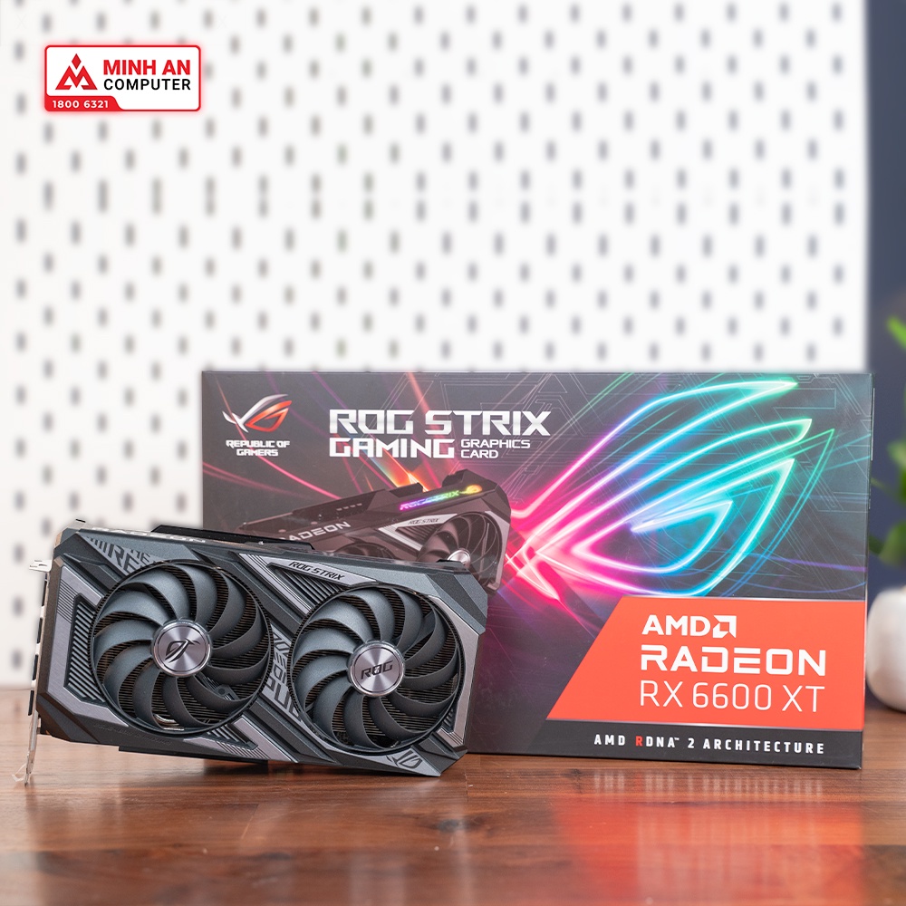 VGA Asus Radeon RX 6600 XT OC 8GB (DUALRX6600XTO8G) Hàng chính hãng